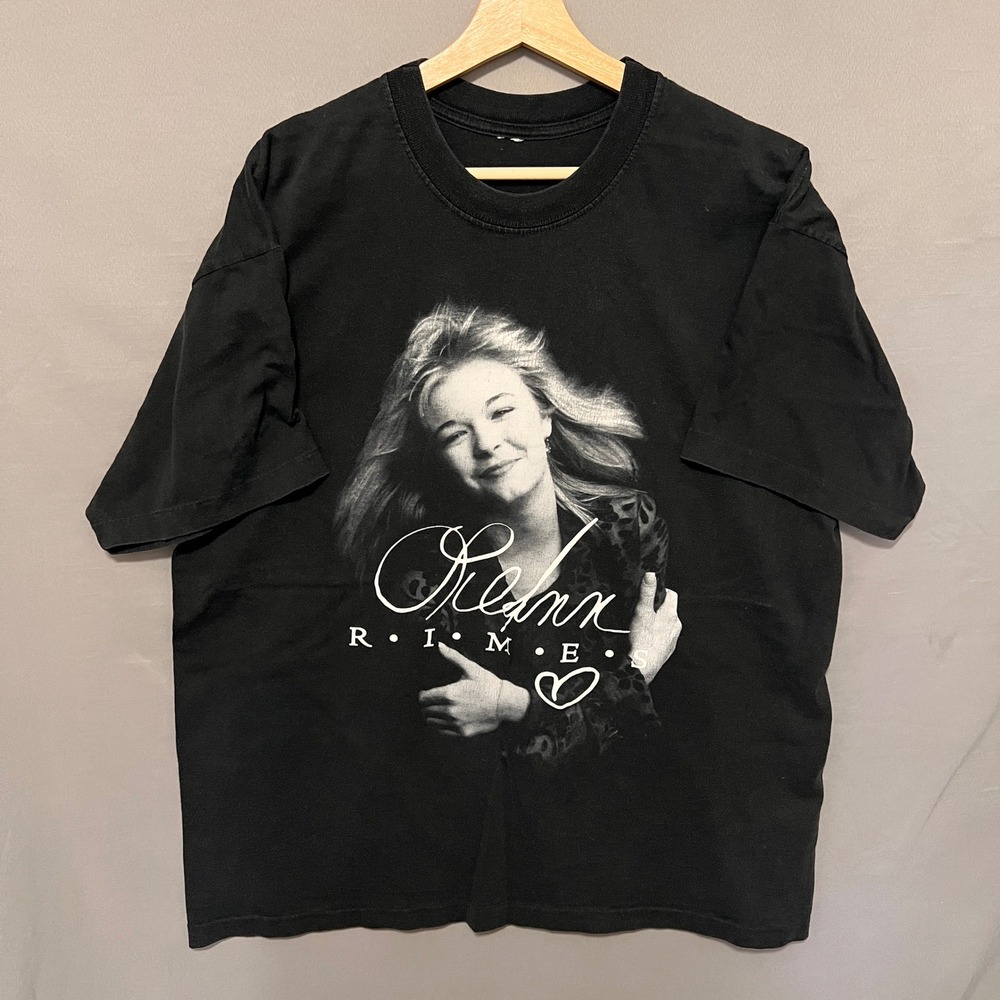 1997 LeAnn Rimes‎ T-Shirt Large Don't Mess With Texas Country Music Concert Tee